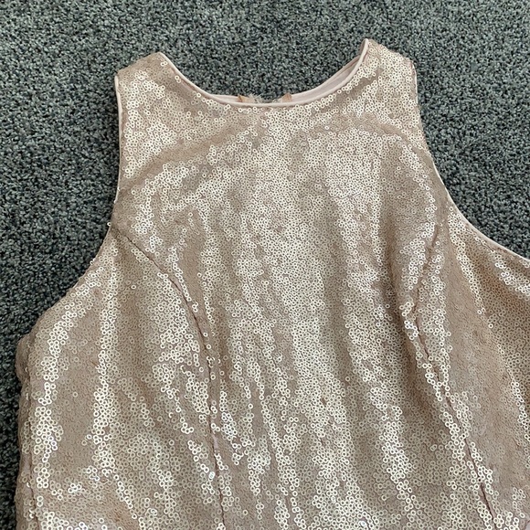 Lulu’s Pink Sequin Dress - Picture 3 of 10